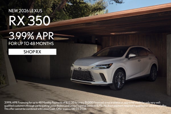 NEW 2026 LEXUS RX 350