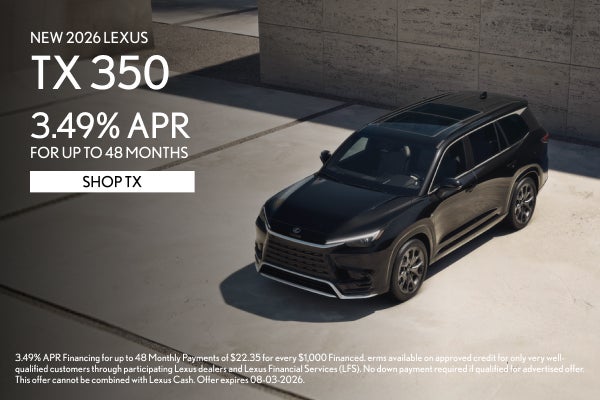 NEW 2026 LEXUS TX 350