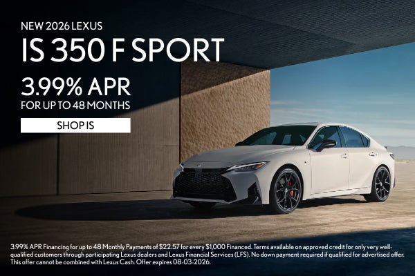 NEW 2026 LEXUS IS 350